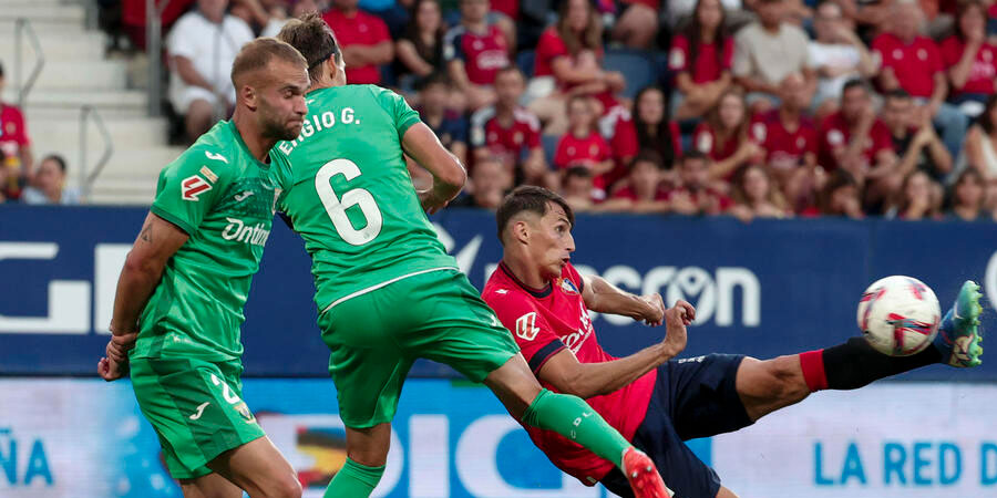 Leganés y Osasuna protagonizan el cuarto empate en el inicio liguero (1-1)